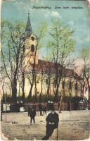 1916 Püspökladány, Római katolikus templom (kopott sarkak / worn corners)