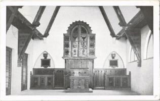 1937 Tapolca, Protestáns templom, belső. Tervezte Szeghalmy Bálint építészmérnök (EK)