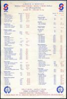 cca 1970 Lássuk a medvét, Skála téli vásár reklám nyomtatvány, Bp. Hungexpo, gyűrődéssel, 23x16 cm