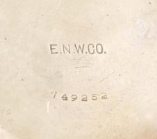 Elgin USA katonai zsebóra, működik, bőr szíjas tartóval