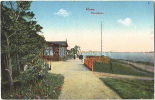 1920 Klaipeda, Memel; Strandhalle / beach pavilion