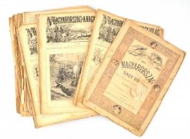 1873 Magyarország és a nagyvilág szépirodalmi és ismeretterjesztő képes hetilap, teljes évfolyam, viseltes állapotban