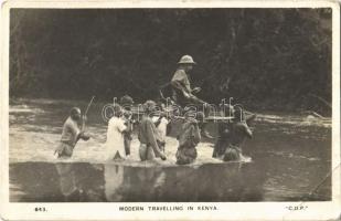 1928 Kenya, Modern travelling, African folklore (EB)