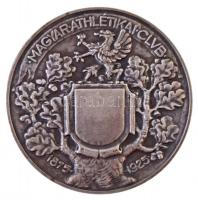 Berán Lajos (1882-1943) 1925. "Magyar Athletikai Club 1875-1925" ezüstözött Br emlékérem a...