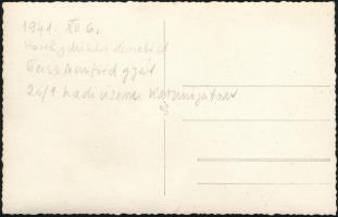 1941 Weiss Manfréd Gyár 20/1. kaszinójában rendezett, 1941. XII. 6. Horthy Miklós tiszteletére rende...