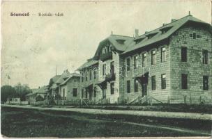 1917 Sósmező, Poiana Sarata; Román vám / Romanian customs office (ázott sarkak / wet corners)