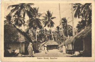 1928 Zanzibar, Native street, African folklore