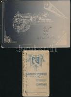 cca 1910 Torboszlói Bereczky-család műtermi fotói, 4 db, kolozsvári és nagyenyedi műtermekből, 10x6 ...