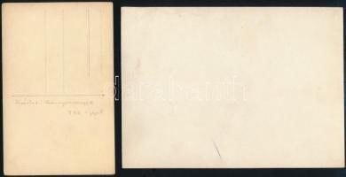 cca 1932 Fotók a rádiózás hőskorából 6 db feliratozott fénykép, rádióközvetítés, műegyetemi rádióama...