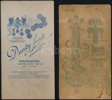 cca 1910 Torboszlói Bereczky-család műtermi fotói, 3 db, kolozsvári műtermekből, 20x10 cm