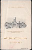 1905 Világkiállítás Lüttich képes ismertető füzet 32p. / World expo picture booklet.