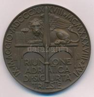 Olaszország / Trieszt 1938. "Auxilium in adversis / Riunione Adriatica di Sicurta Trieste"...