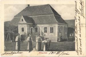 1911 Mihályfalva, Michelsdorf, Boarta; Filep (Fülep) ház, kastély / castle (Rb)