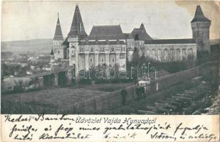 1905 Vajdahunyad, Hunedoara; Hunyadi vár. Schuller A. kiadása / Cetatea (Castelul) Huniadestilor / castle (EK)