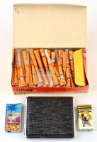 Cigis tétel: cigi filterek, tárca, öngyújtók