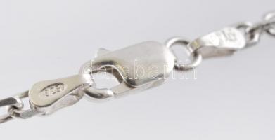 Ezüst(Ag) anker nyaklánc, jelzett, h: 50 cm, nettó: 8,7 g