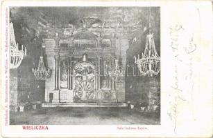 1902 Wieliczka, Sala balowa Letów / castle interior, ball room, interior (EB)
