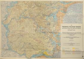 1941 A Tiszántúl földtani térképe, északi és déli rész, Szerk.: Sümeghy József, 1:200.000, Bp. M. Ki...