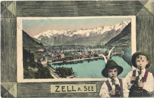 Zell am See. Montage with Tiroler boys (EK)