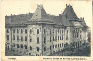 Bucharest, Bukarest, Bucuresti; Ministerul Lucrarilor Publice (Kommandantur) / Ministry of Public Works (EB)