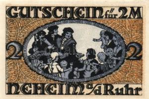 Német Birodalom/Weimari Köztársaság/ Neheim D.N. 1M + 2M + 5M 3klf db, teljes sor T:I