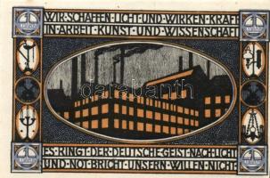 Német Birodalom/Weimari Köztársaság/ Neheim D.N. 1M + 2M + 5M 3klf db, teljes sor T:I