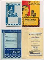 F otó negatívok reklámos negatív tartóban