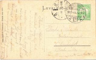 1911 Szászváros, Broos, Orastie; Román táncosok, folklór, népviselet. Adler fényirda / Romanian danc...