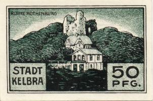 Német Birodalom/Weimari Köztársaság/ Kelbra 1921. 50Pf(6x) 6klf db, teljes sor T:I,I-