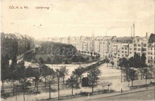 Köln, Cöln, Cologne; Ubierring / street, tram