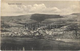 Zilah, Zalau; látkép. Seres Samu kiadása / general view (ázott / wet damage)