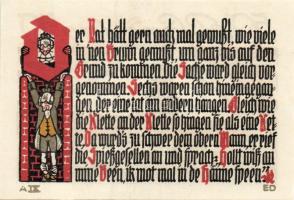 Német Birodalom/Weimari Köztársaság/ Schöppenstedt 1921. 50Pf(10x) összesen 10klf db, teljes sor T:I...