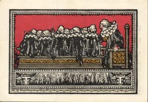 Német Birodalom/Weimari Köztársaság/ Schöppenstedt 1921. 50Pf(10x) összesen 10klf db, teljes sor T:I...