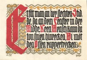 Német Birodalom/Weimari Köztársaság/ Schöppenstedt 1921. 50Pf(10x) összesen 10klf db, teljes sor T:I...