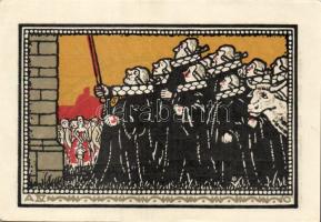 Német Birodalom/Weimari Köztársaság/ Schöppenstedt 1921. 50Pf(10x) összesen 10klf db, teljes sor T:I...