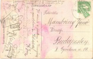 1910 Kovászna, Covasna; Kovászna-fürdő, liget részlet. W. L. (?) 7269. Szabó nyomda kiadása / Baile ...