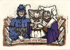 Német Birodalom/Weimari Köztársaság/ Kneitlingen 1921. 50Pf(4x) + 75Pf(4x) + 1M(2x) összesen 10klf d...