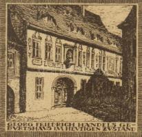 Német Birodalom/Weimari Köztársaság/ Halle 1921. 10Pf(5x) + 20Pf(5x) összesen 10klf db, teljes sor T...