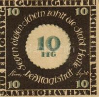 Német Birodalom/Weimari Köztársaság/ Halle 1921. 10Pf(5x) + 20Pf(5x) összesen 10klf db, teljes sor T...