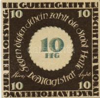 Német Birodalom/Weimari Köztársaság/ Halle 1921. 10Pf(5x) + 20Pf(5x) összesen 10klf db, teljes sor T...