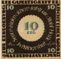 Német Birodalom/Weimari Köztársaság/ Halle 1921. 10Pf(5x) + 20Pf(5x) összesen 10klf db, teljes sor T...