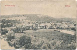 1911 Málnásfürdő, Malnas-Bai;  látkép. J.M.N. 63. / general view (ázott / wet damage)