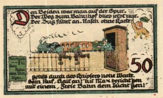 Német Birodalom/Weimari Köztársaság/ Gatersleben 1921. 25Pf + 50Pf(4x) + 75Pf összesen 6klf db, telj...