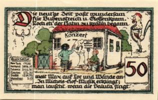 Német Birodalom/Weimari Köztársaság/ Gatersleben 1921. 25Pf + 50Pf(4x) + 75Pf összesen 6klf db, telj...