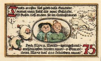 Német Birodalom/Weimari Köztársaság/ Gatersleben 1921. 25Pf + 50Pf(4x) + 75Pf összesen 6klf db, telj...