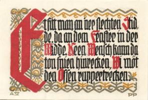 Német Birodalom/Weimari Köztársaság/ Schöppenstedt 1921. 50Pf(10x) összesen 10klf db, teljes sor T:I