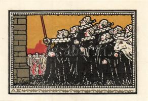 Német Birodalom/Weimari Köztársaság/ Schöppenstedt 1921. 50Pf(10x) összesen 10klf db, teljes sor T:I