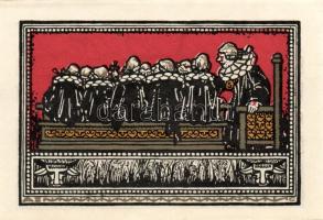 Német Birodalom/Weimari Köztársaság/ Schöppenstedt 1921. 50Pf(10x) összesen 10klf db, teljes sor T:I...