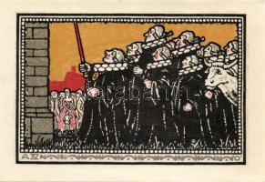 Német Birodalom/Weimari Köztársaság/ Schöppenstedt 1921. 50Pf(10x) összesen 10klf db, teljes sor T:I...