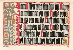 Német Birodalom/Weimari Köztársaság/ Schöppenstedt 1921. 50Pf(10x) összesen 10klf db, teljes sor T:I...